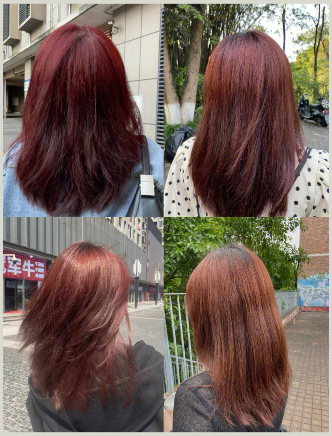 自染红发两个月掉色详细过程变成橘棕啦