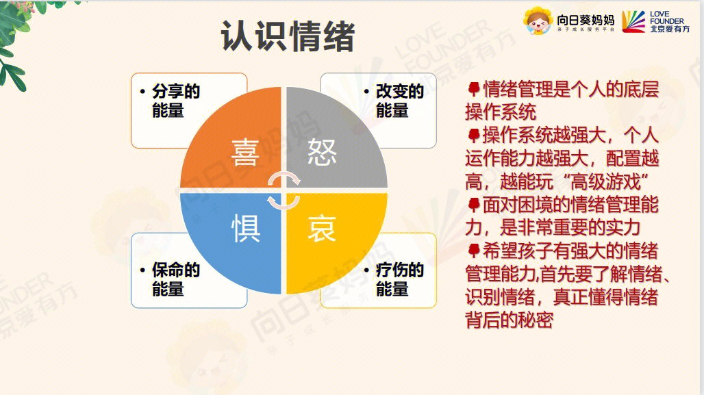 正面管教大脑盖子及情绪管理课程收获