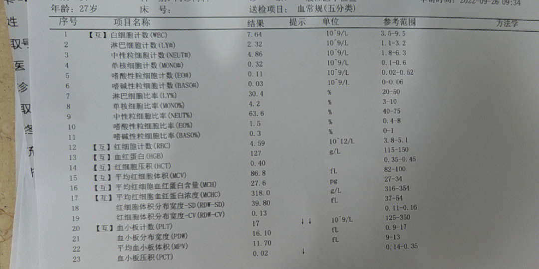 西安婚检报告图片