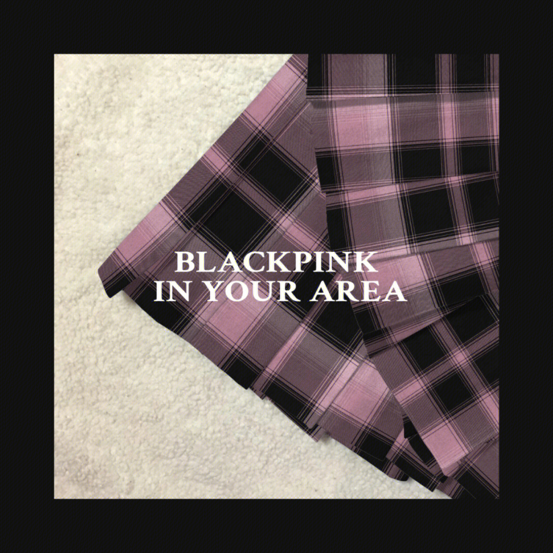 blackpink格子画图片