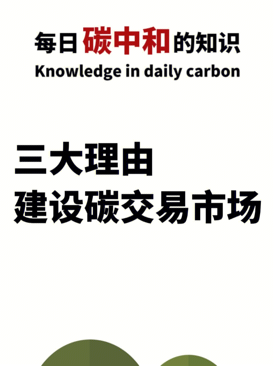 三大理由建设碳交易市场