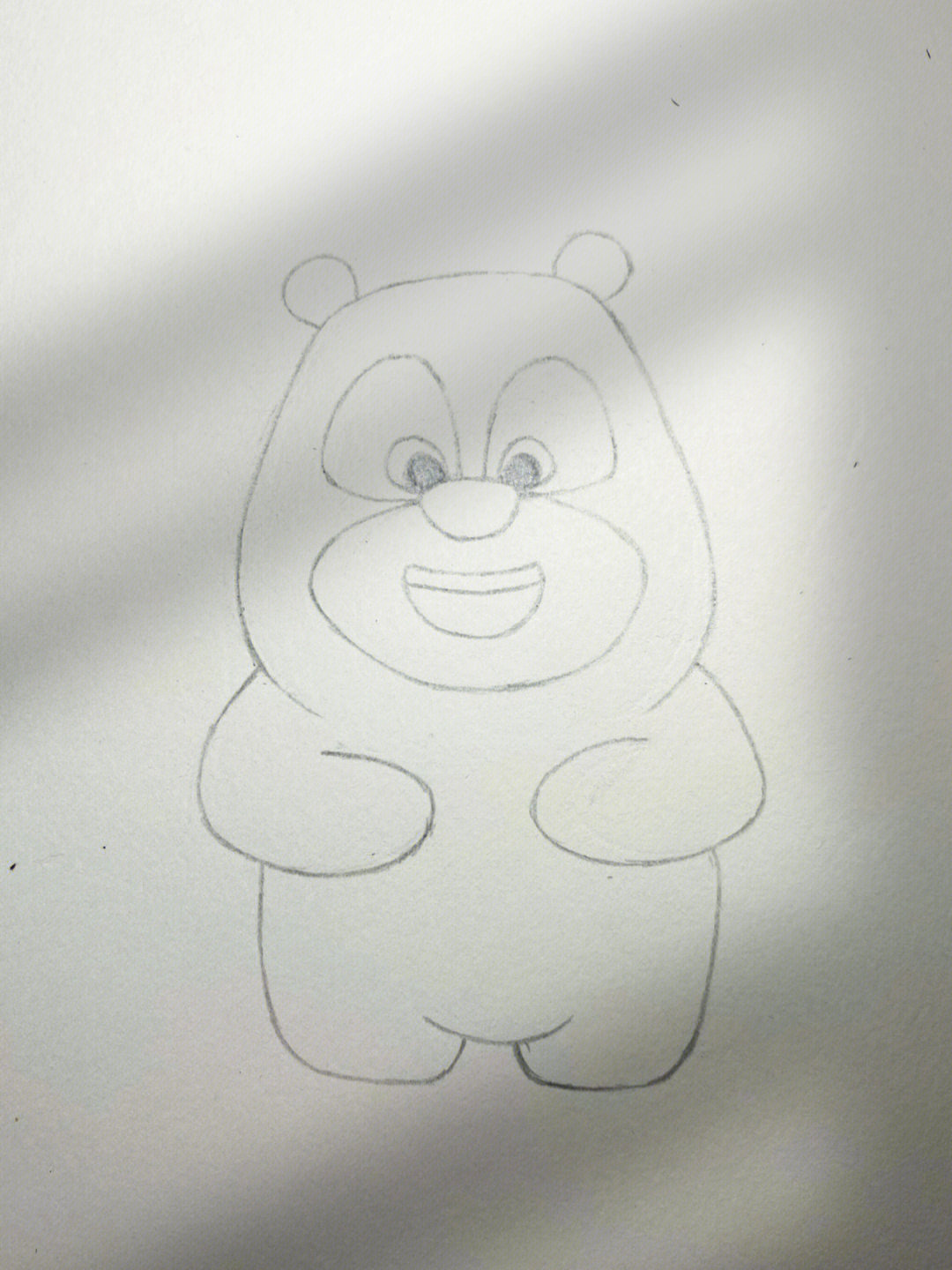 熊大熊二的简笔画图片