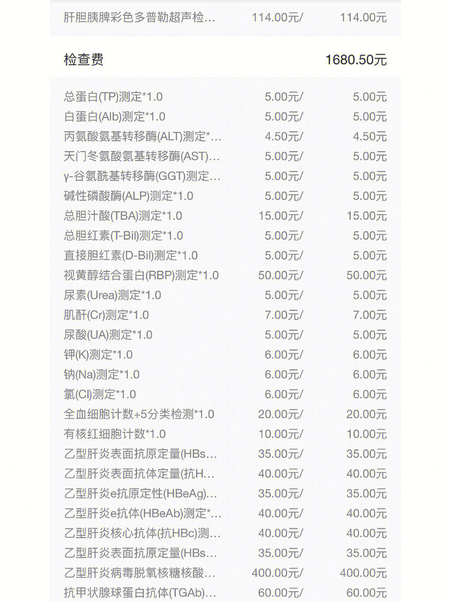 干扰素21针例行检查项目