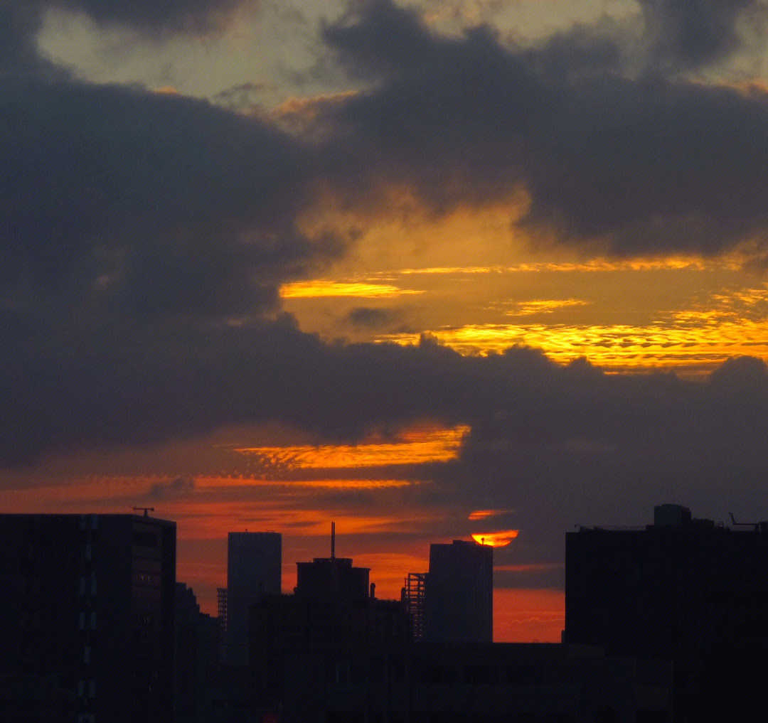 摄影夏日的夕阳晚霞总是看不够