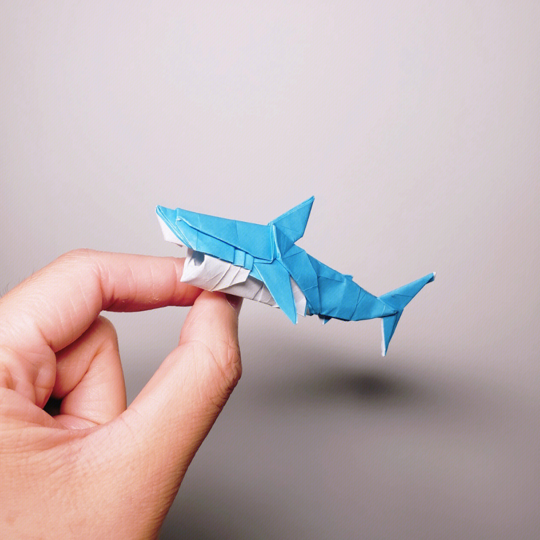 高难度鲨鱼折纸图片