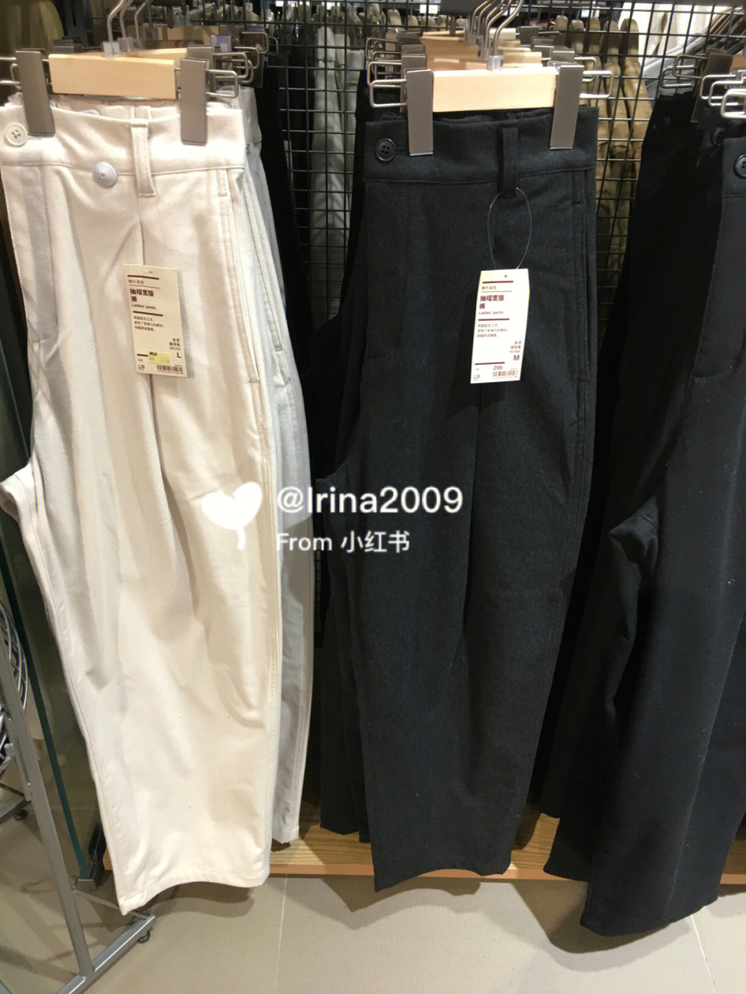 深棕色s起毛抽褶宽版裤无印良品muji