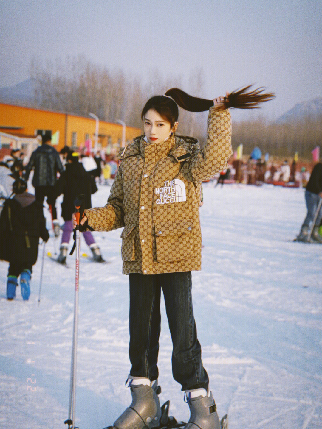 石门山滑雪场图片