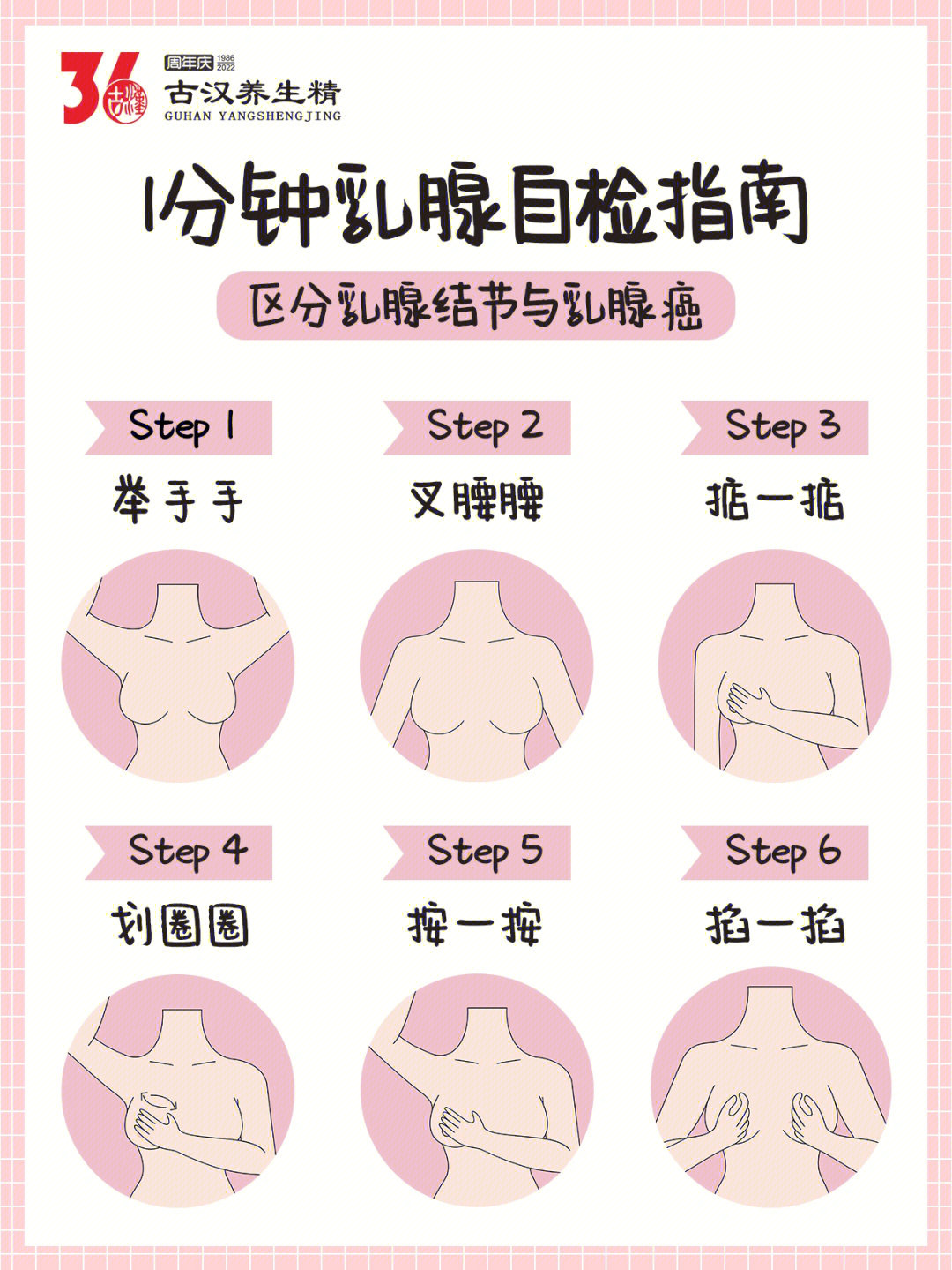 乳房自检方法图解最新图片