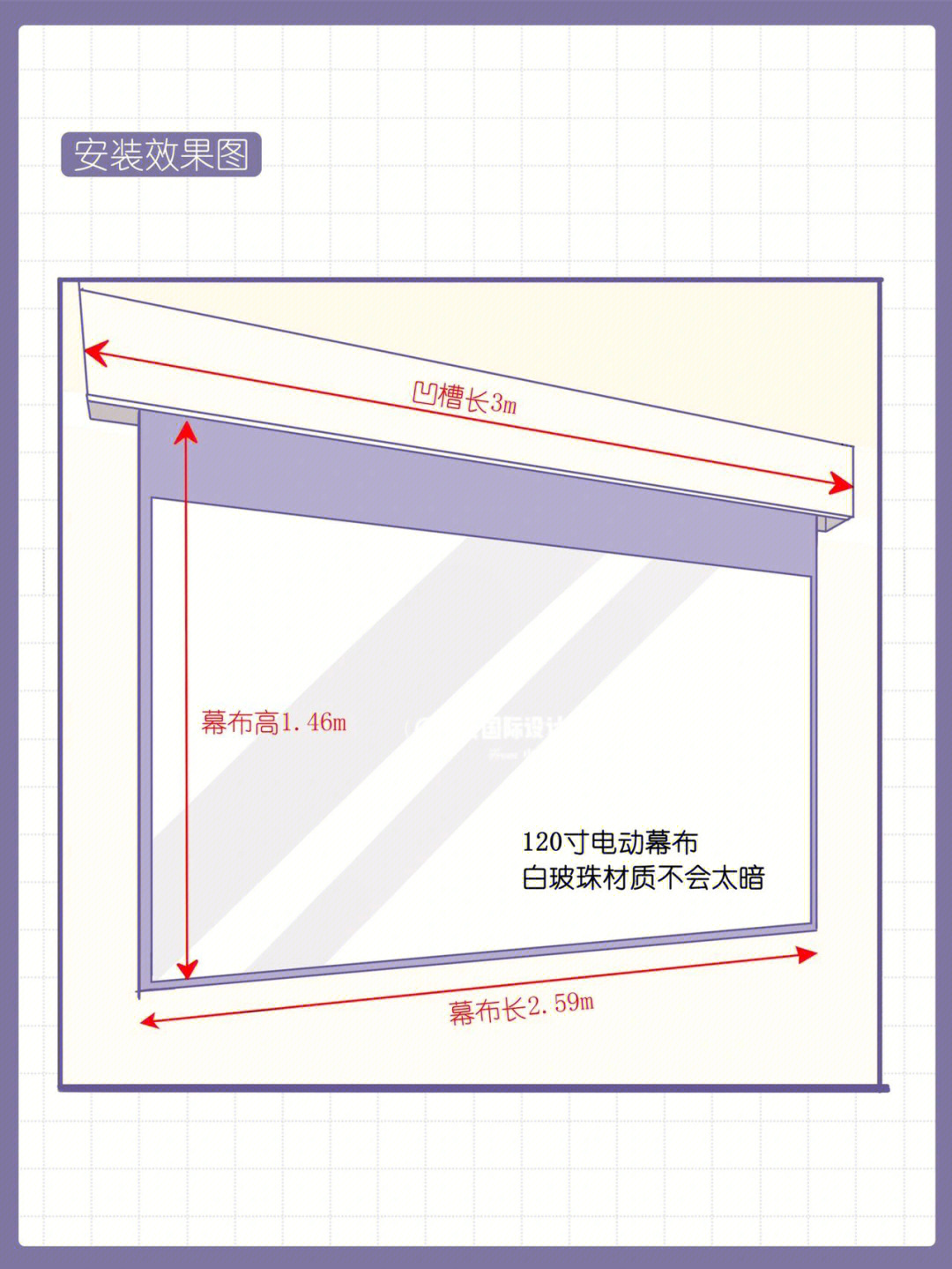 幕布安装方法图片