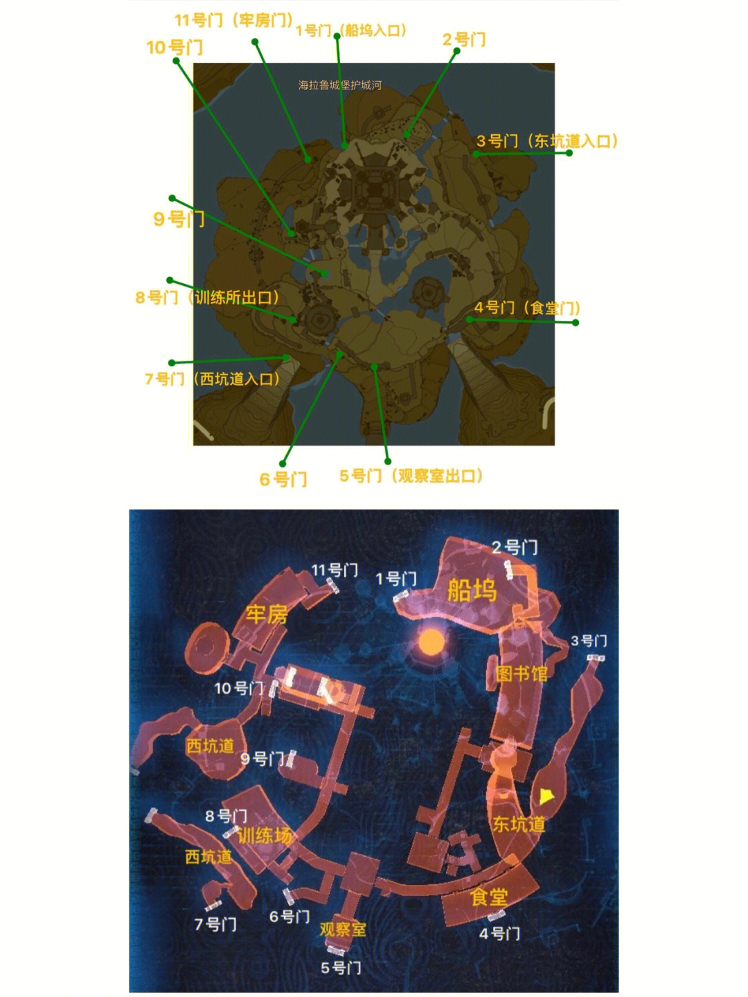 失落城堡地图路线图片