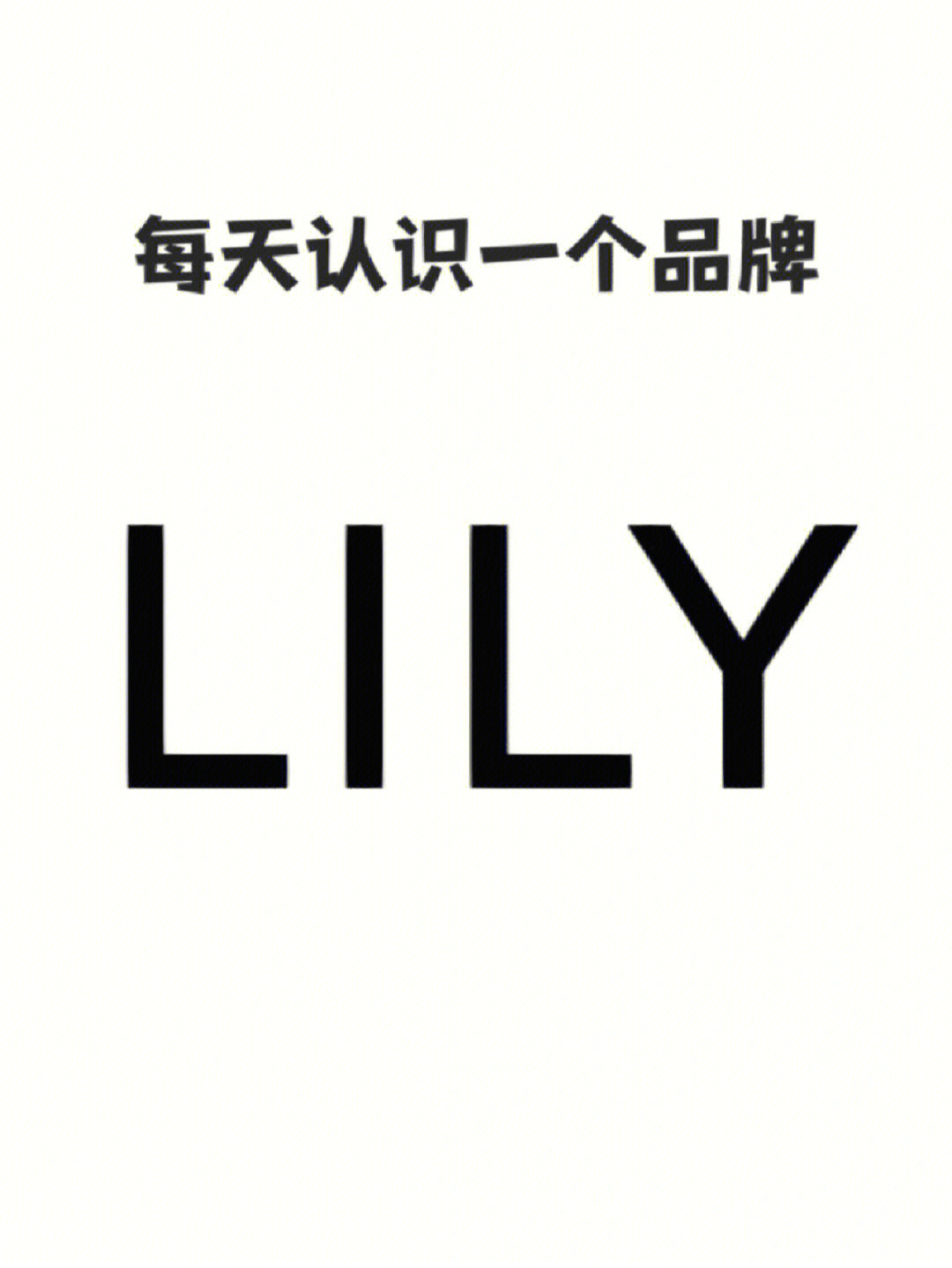 lily品牌简介