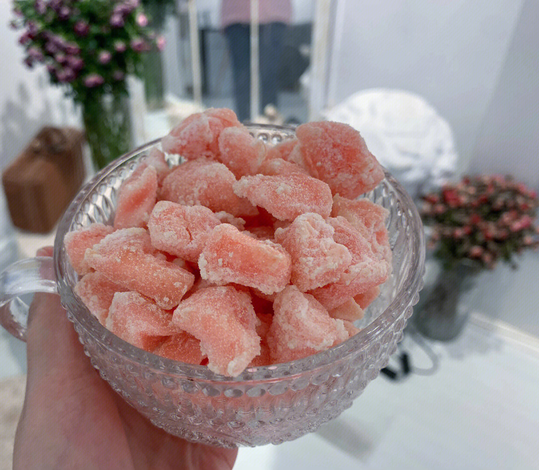 家里自制柚子皮糖图片