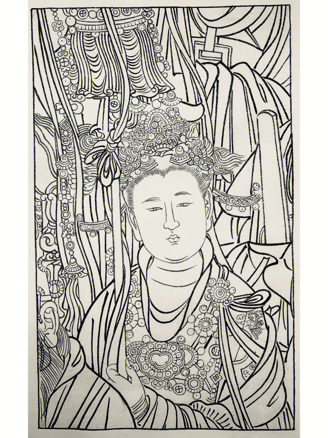 永乐宫壁画白描练习玉女