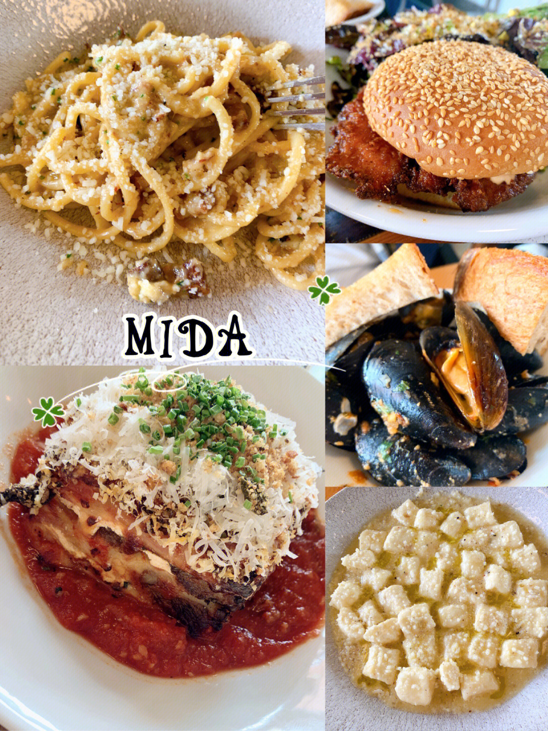 意大利菜谱样子图片
