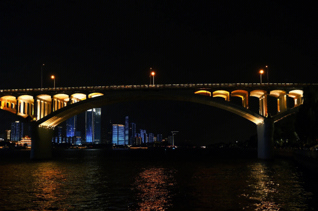 长沙橘子洲夜景