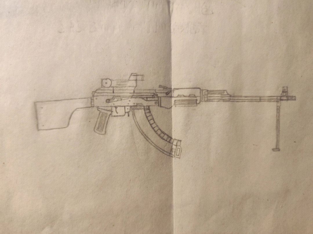 mk14素描图片