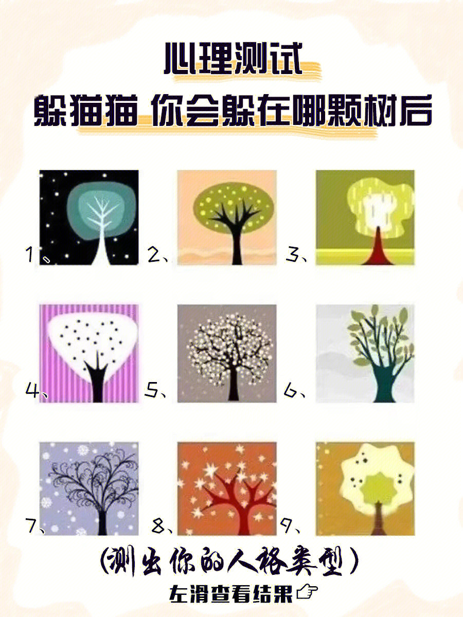 九棵树的神奇心理测试