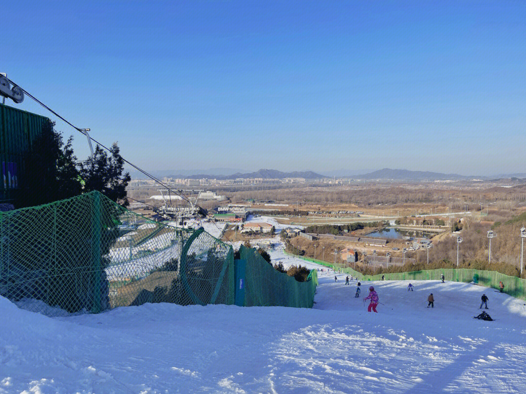 南山滑雪场高级道坡度图片