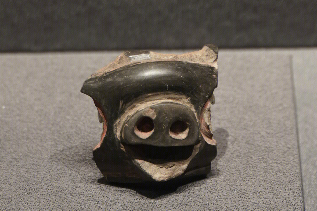 陶塑猪首仰韶中期