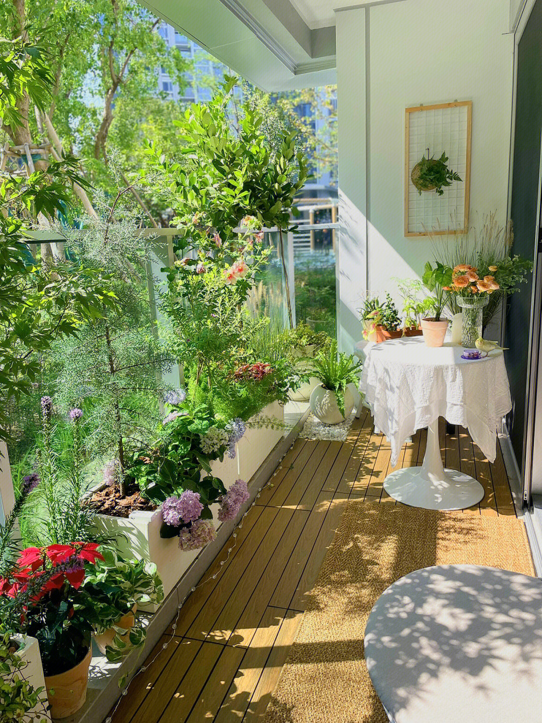 2平米阳台小花园图片