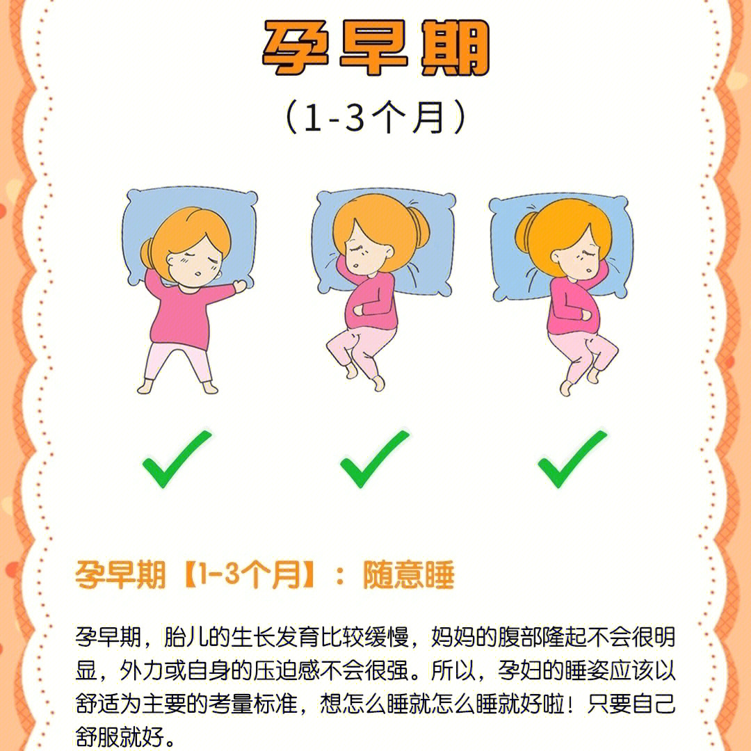 怀孕睡觉正确睡姿图片图片