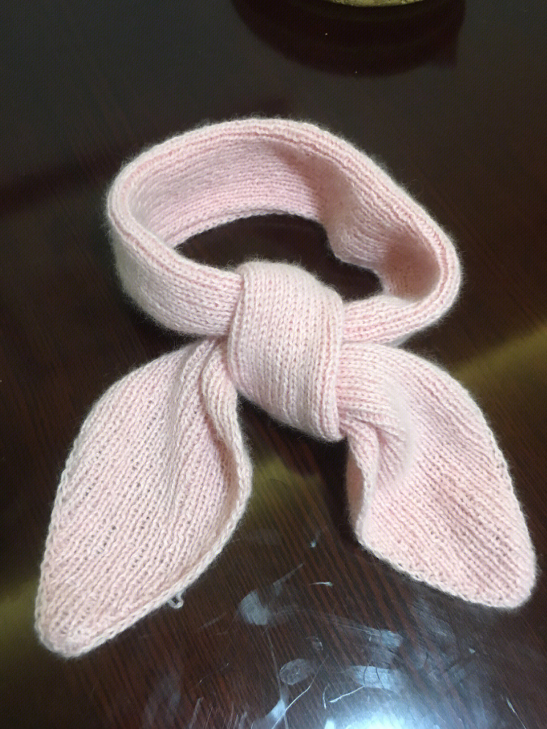 细羊绒围巾的手工织法图片
