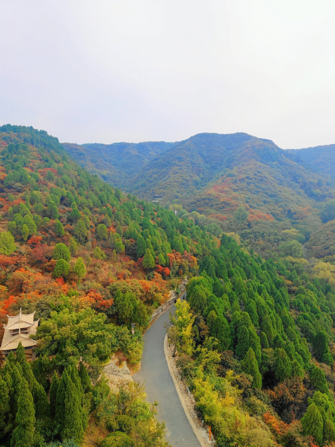 济南的秋天红叶谷