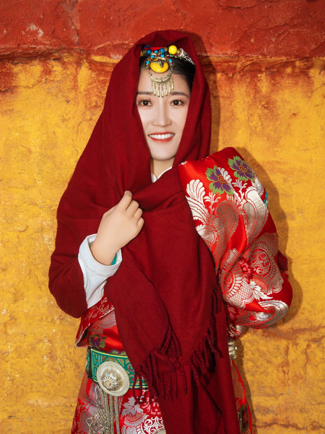 同样的红头巾不一样的拉萨旅拍西藏艺术