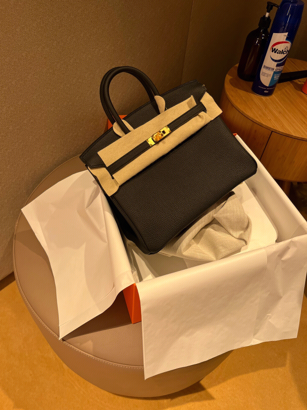 爱马仕birkin25黑金