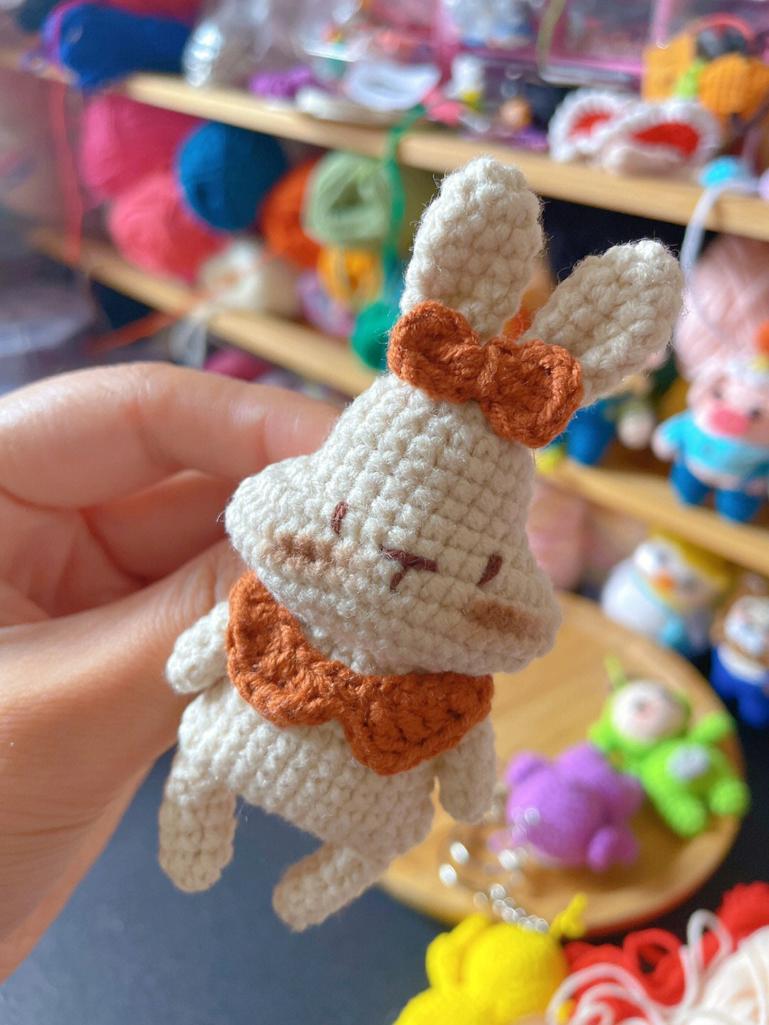 小兔子手环编织教程图片