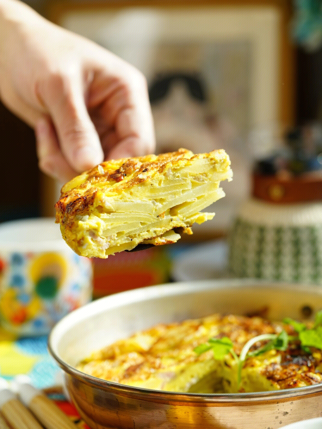 西班牙土豆煎蛋饼图片