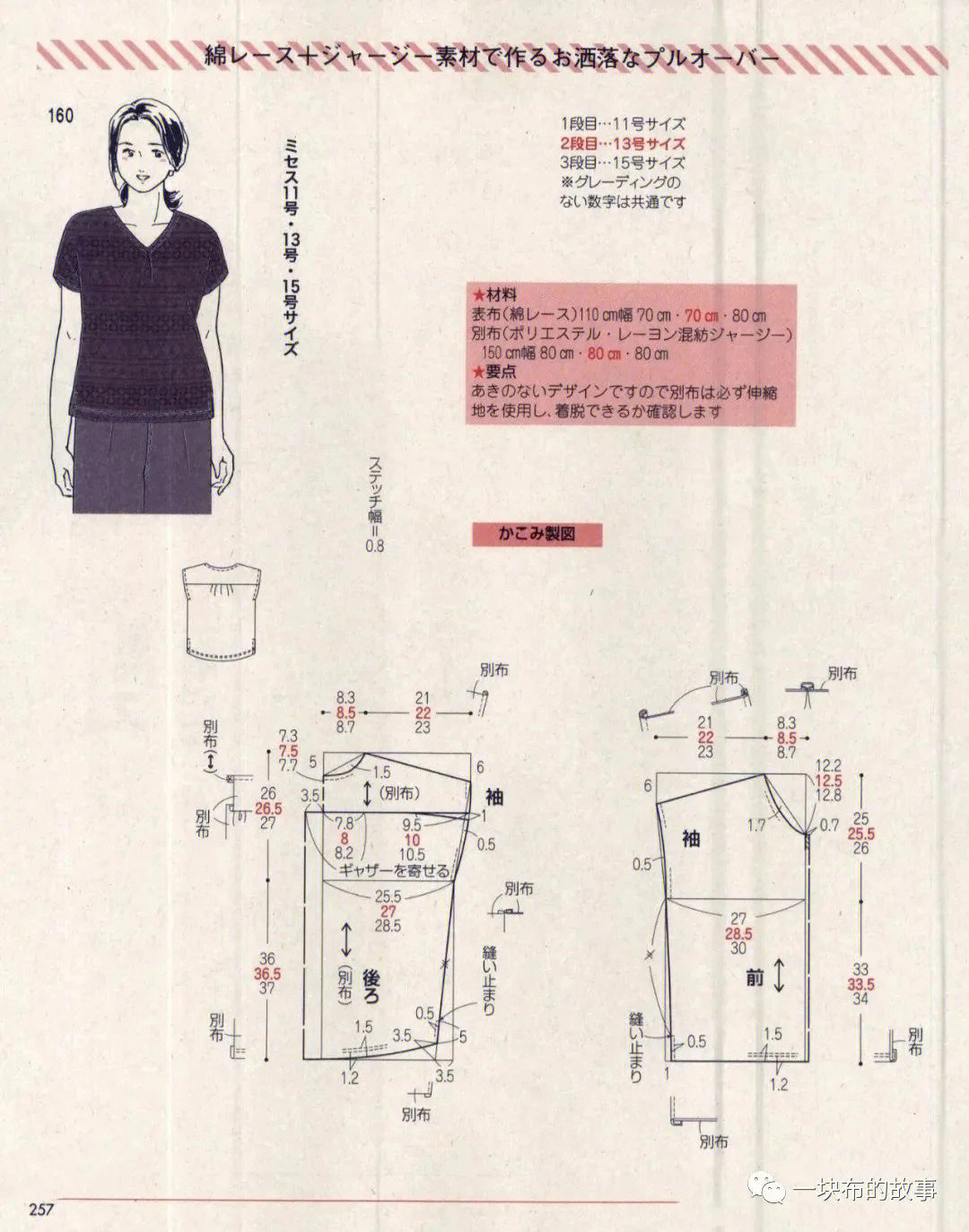 t恤衫的制图与结构图片