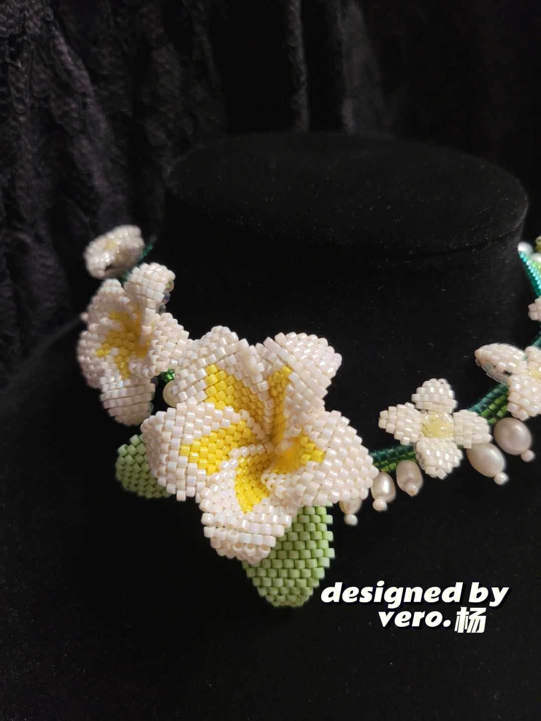 手工珠子花朵制作方法图片