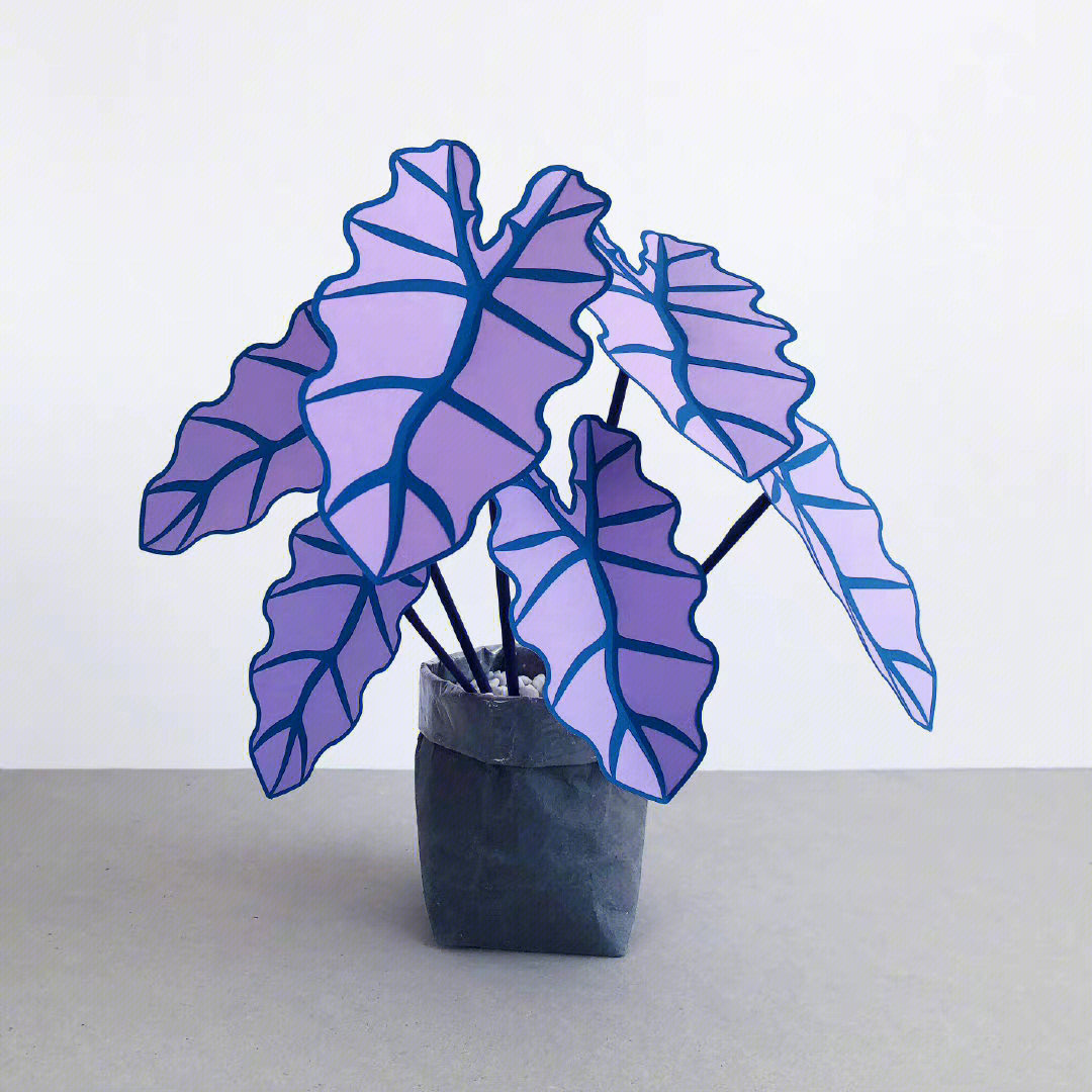 纸艺作品72纸雕盆栽植物