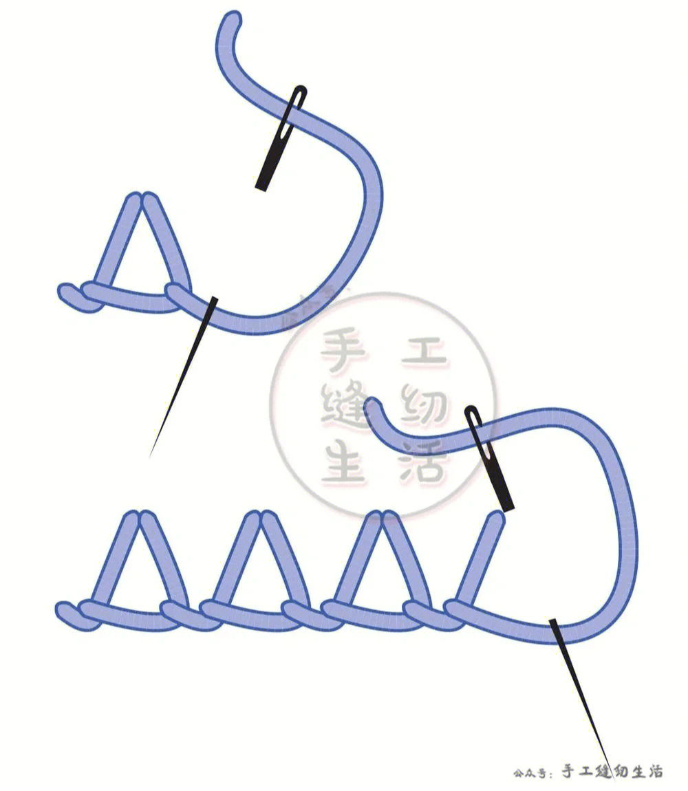 15种常用手缝针法图解图片