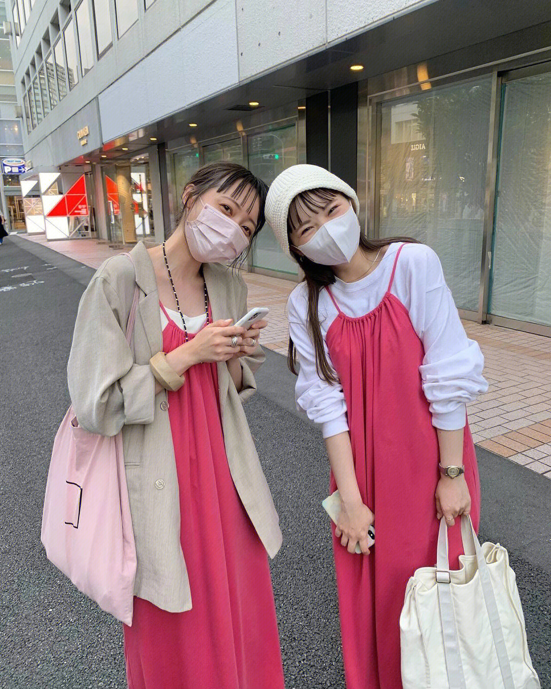日本女生的粉色日系穿搭分享79