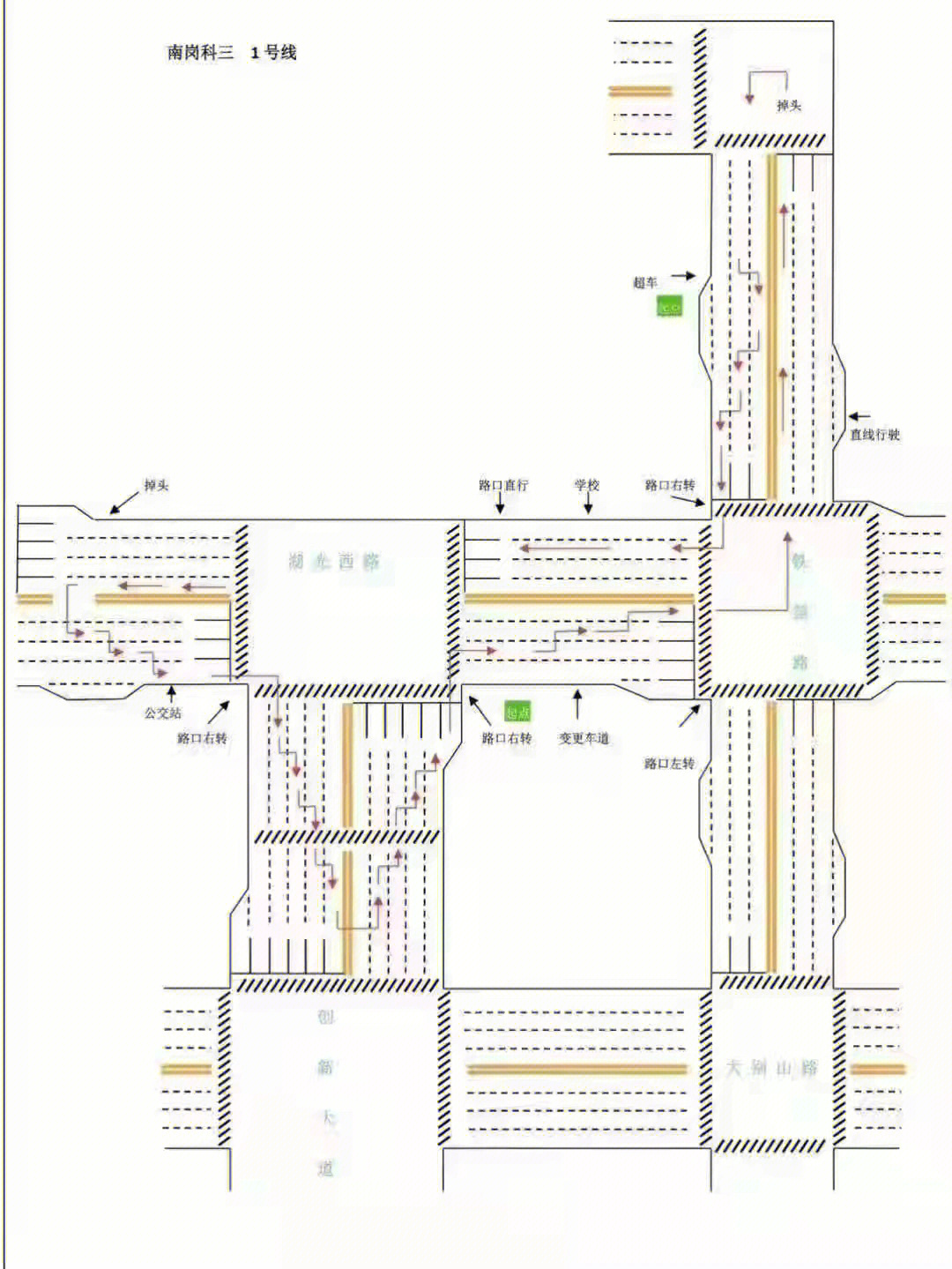 合肥南岗八一驾校科三线路图