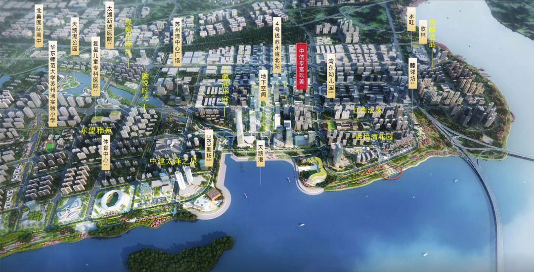 长兴太湖新城规划图图片