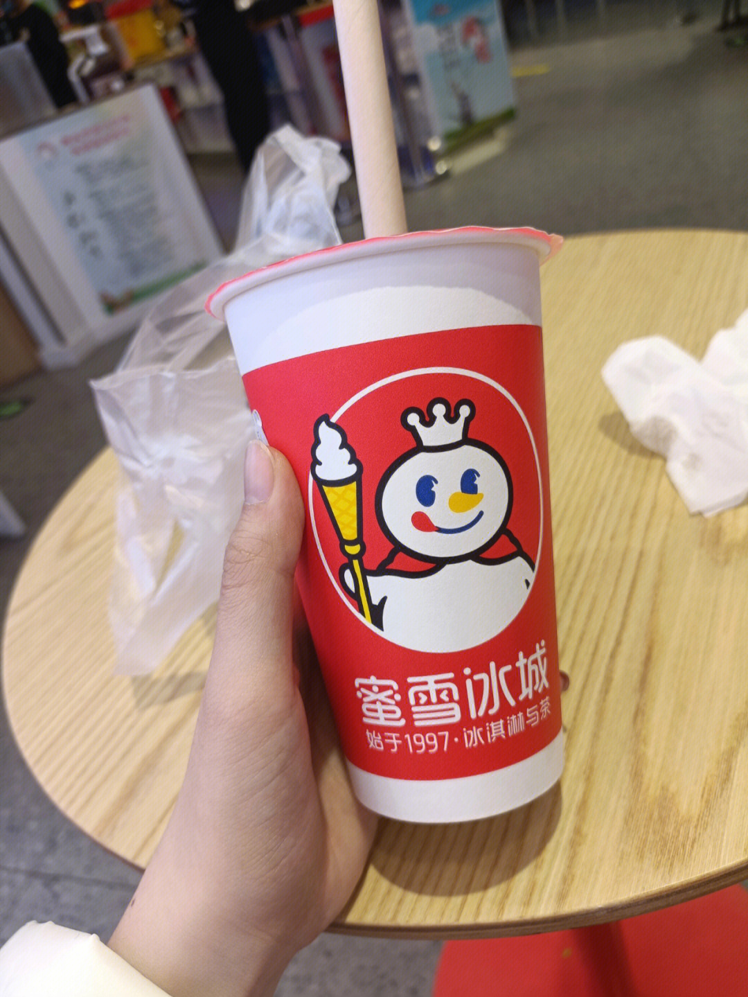 蜜雪冰城饮品实拍图片