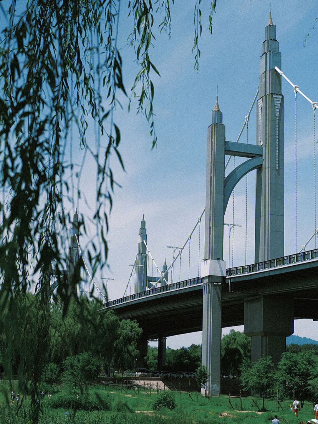 昌平南丰路跨沙河大桥图片