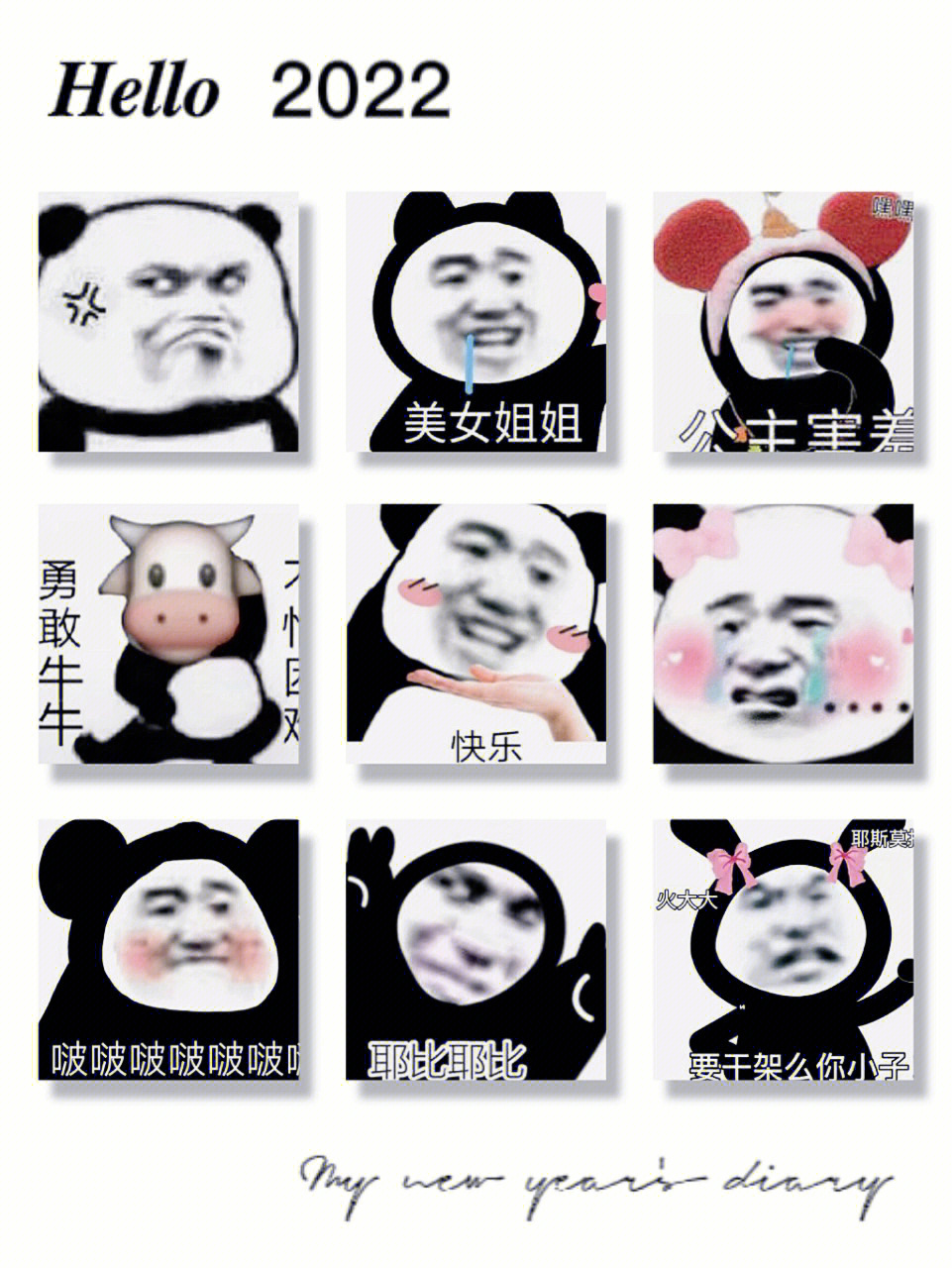 超实用的熊猫表情包