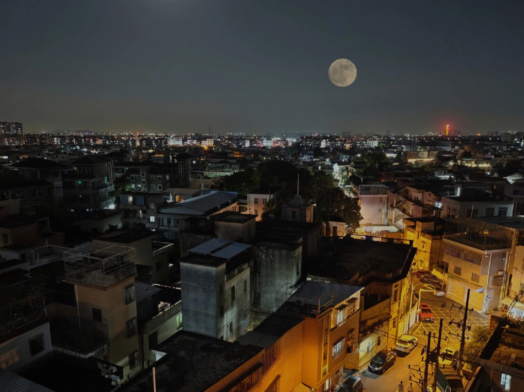 沙湾古镇夜景图片图片