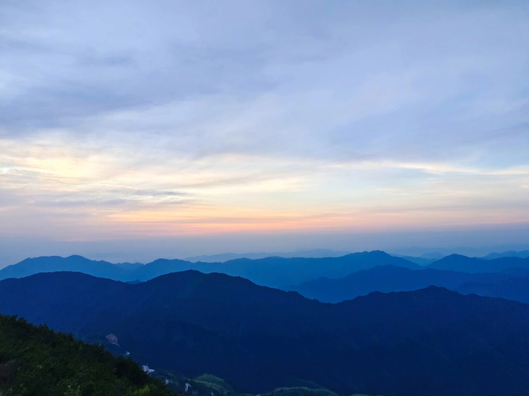 安基山和括苍山图片