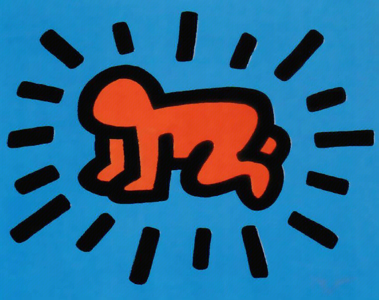 keithharing心形图片