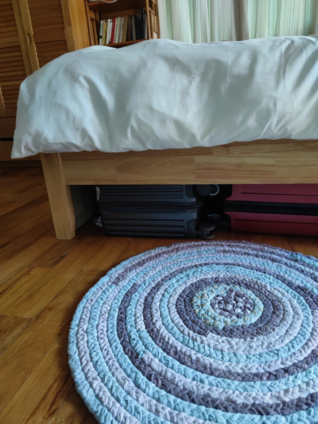 旧床单改造地毯