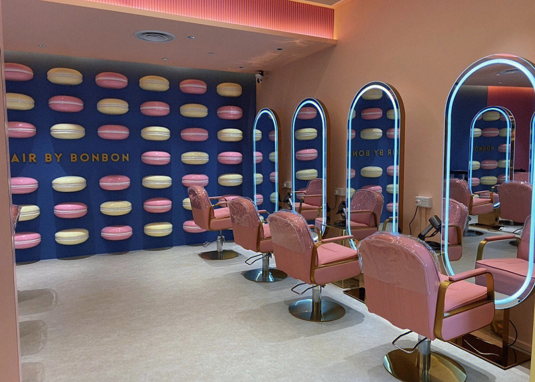 新開在marina square的兒童理髮店好可愛全粉色系非常適合小女孩97