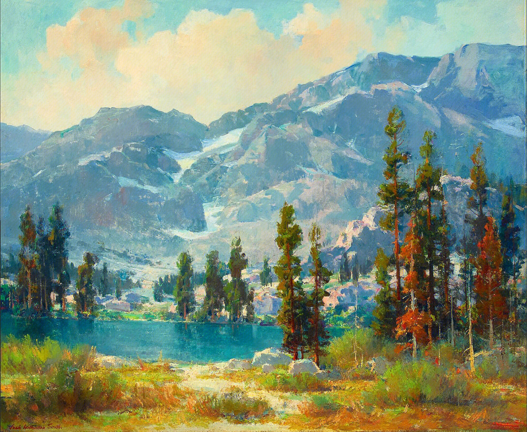 油画风景美国画家杰克威尔金森史密斯