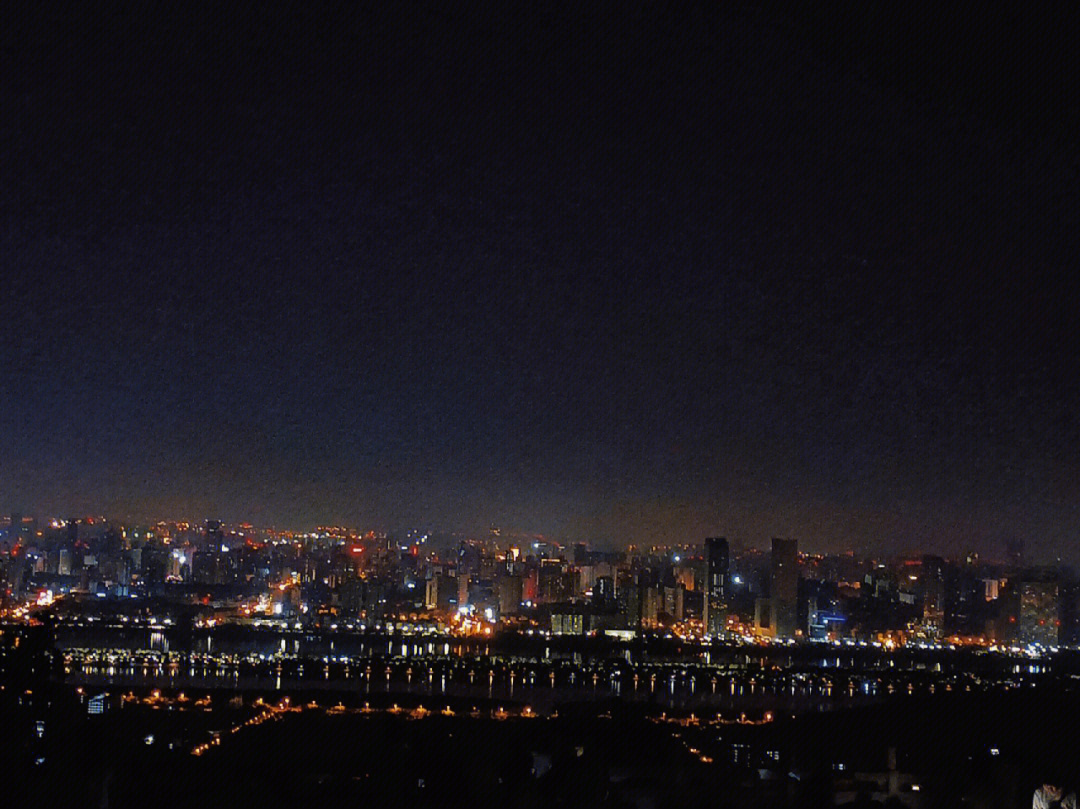 岳麓书院夜景图图片