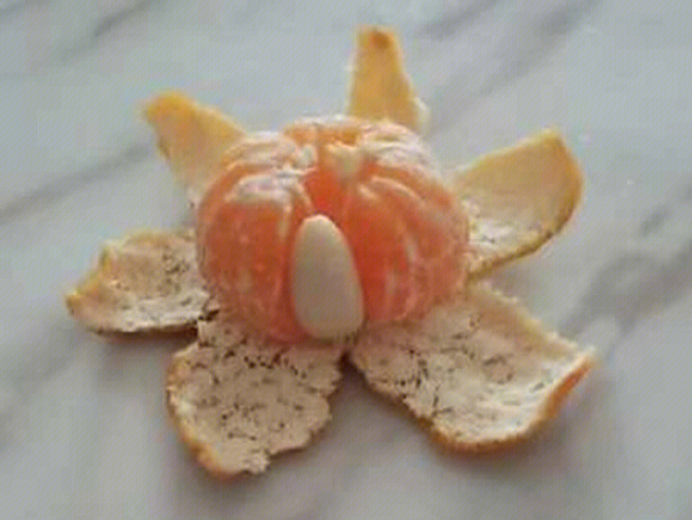 橘外人图片大蒜桔子图片