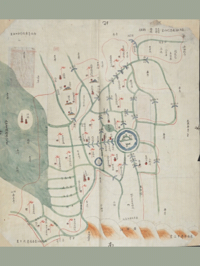 1863年松江府舆地图
